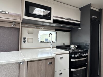 2026 Swift Conqueror 480 caravan kitchen